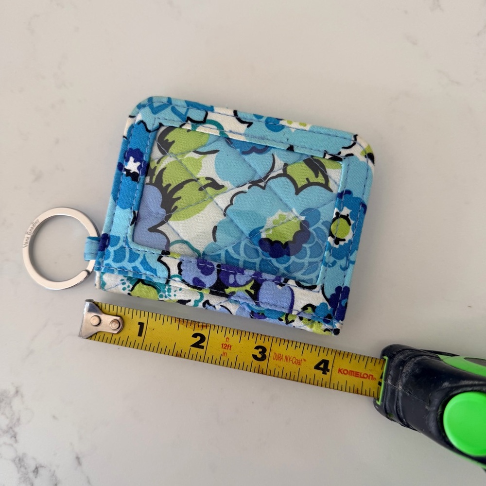 Vera Bradley Keychain Wallet in Blueberry Blooms - Picture 4 of 4